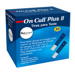 On Call Plus - Tiras de Glicemia C/50 - Ortopedia São Lucas | Produtos médicos e ortopédicos
