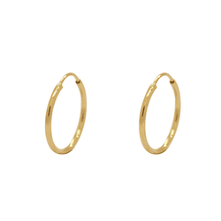 Brinco Argola Ouro 18k - OV/BR7611-1 - Ouro Vale Joias