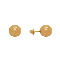 Brinco Bola 3,0 mm Ouro 18K - OV/BR1240-123 - Ouro Vale Joias