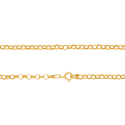 Corrente Portuguesa em Ouro 18K - 40cm - CO21104.4... - Ouro Vale Joias