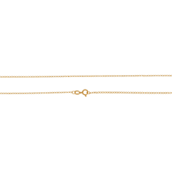 Corrente Cartier Batida em Ouro 18K - 40cm - OV/C... - Ouro Vale Joias