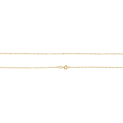 Corrente Cartier Desquinada em Ouro 18K - 40cm - O... - Ouro Vale Joias