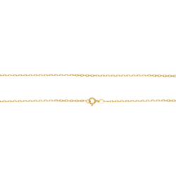 Corrente Cartier Desquinada em Ouro 18K - 40cm - O... - Ouro Vale Joias