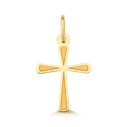 Pingente Cruz em Ouro 10K - 1,5cm - OV/PS129.03 - Ouro Vale Joias