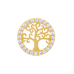 Pingente Mandala Árvore da Vida em Ouro 18k - OV/... - Ouro Vale Joias