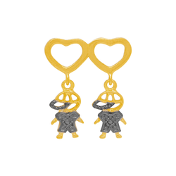 Pingente Meninos em Ouro 18K - Gêmeos - PG21436.H-... - Ouro Vale Joias