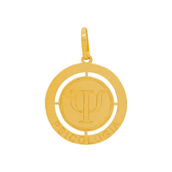 Pingente Curso de Psicologia em Ouro 18K - OV/P216... - Ouro Vale Joias