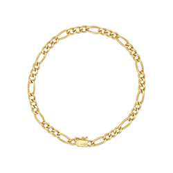 Pulseira Groumet 3x1 em Ouro 18K - OV/PUL21077-12 - Ouro Vale Joias