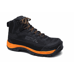 Bota De Segurança Adventure Em Couro - Dark Sapphire - Estival - AD90001S1 - CA 40376 - Outlet do Marceneiro