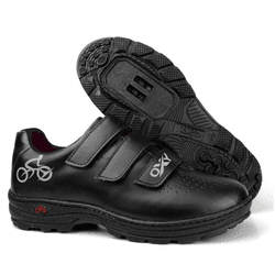 Sapatilha Ciclismo COM CLIP MTB Oxy Shoes PRETA 10757 - OXY SPORT