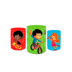 Trio Capas de Cilindros - 3 Palavrinhas - PAINEL E CORES