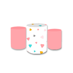 Trio Capas de Cilindros - Aleatórios - PAINEL E CORES