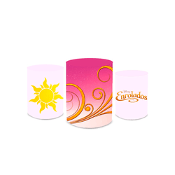 Trio Capas de Cilindros - Aleatórios - PAINEL E CORES