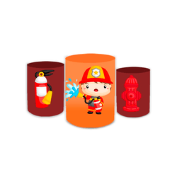 Trio Capas de Cilindros - Bombeiro - PAINEL E CORES