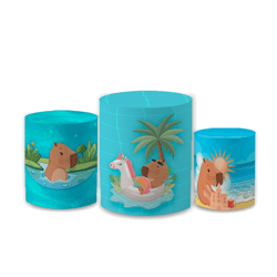 Trio Capas de Cilindros - Capivara - PAINEL E CORES
