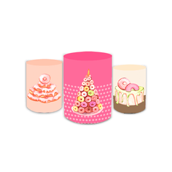 Trio Capas de Cilindros - Confeiteira - PAINEL E CORES