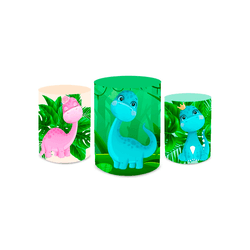 Trio Capas de Cilindros - Dinossauro - PAINEL E CORES