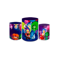 Trio Capas de Cilindros - Divertidamente - PAINEL E CORES
