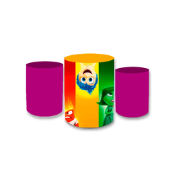 Trio Capas de Cilindros - Divertidamente - PAINEL E CORES
