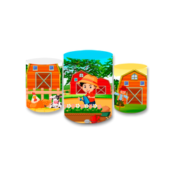 Trio Capas de Cilindros - Fazendinha - PAINEL E CORES