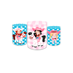 Trio Capas de Cilindros - Fazendinha - PAINEL E CORES