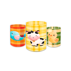 Trio Capas de Cilindros - Fazendinha - PAINEL E CORES