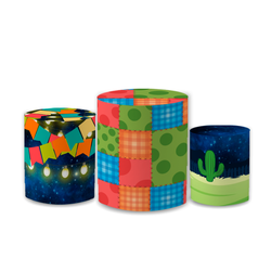 Trio Capas de Cilindros - Festa Junina - PAINEL E CORES
