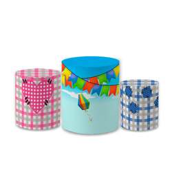 Trio Capas de Cilindros - Festa Junina - PAINEL E CORES