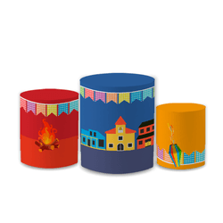 Trio Capas de Cilindros - Festa Junina - PAINEL E CORES