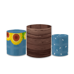 Trio Capas de Cilindros - Festa Junina - PAINEL E CORES