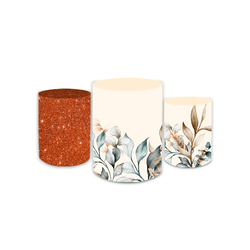Trio Capas de Cilindros - Floral - PAINEL E CORES
