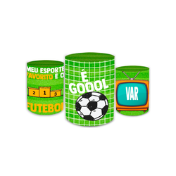 Trio Capas de Cilindros - Futebol - PAINEL E CORES