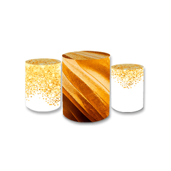 Trio Capas de Cilindros - Gliter - PAINEL E CORES