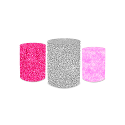 Trio Capas de Cilindros - Gliter - PAINEL E CORES