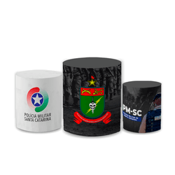 Trio Capas de Cilindros - Polícia Estados - PAINEL E CORES