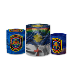 Trio Capas de Cilindros - Polícia Estados - PAINEL E CORES