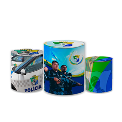 Trio Capas de Cilindros - Polícia Estados - PAINEL E CORES