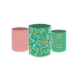 Trio Capas de Cilindros - Princesa Jasmine e Aladd... - PAINEL E CORES