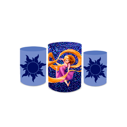 Trio Capas de Cilindros - Rapunzel - PAINEL E CORES
