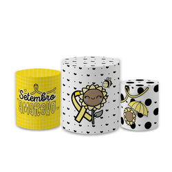 Trio Capas de Cilindros - Setembro Amarelo - PAINEL E CORES