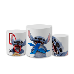 Trio Capas de Cilindros - Stitch Filme - PAINEL E CORES