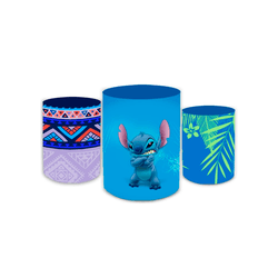 Trio Capas de Cilindros - Stitch - PAINEL E CORES