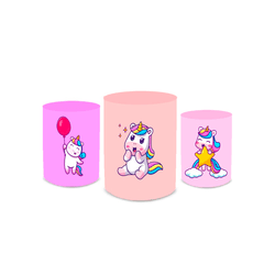 Trio Capas de Cilindros - Unicórnio - PAINEL E CORES