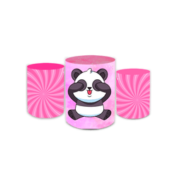 Trio Capas de Cilindros - Urso Panda - PAINEL E CORES