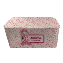 Capa Decorativa de Mesa - Outubro Rosa - PAINEL E CORES