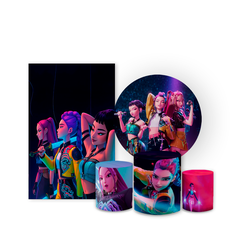 Kit 5 Peças - Guerreiras K-Pop - PAINEL E CORES