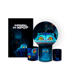 Kit 5 Peças - Guerreiras K-Pop - PAINEL E CORES