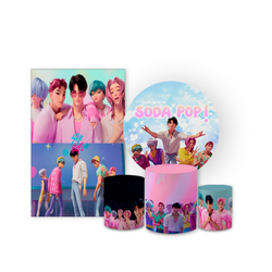 Kit 5 Peças - Guerreiras K-Pop - PAINEL E CORES