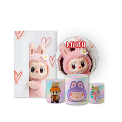 Kit 5 Peças - Labubu - PAINEL E CORES