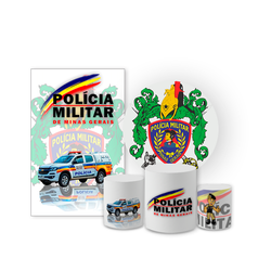 Kit 5 Peças - Polícia - PAINEL E CORES